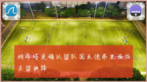 姆希塔良确认留队国米德弗里面临去留抉择